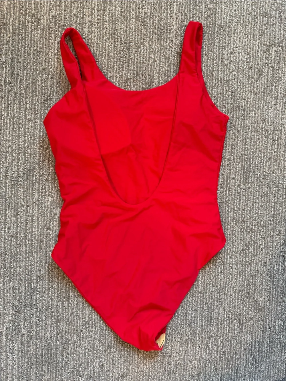 Kwik Trip Women’s XL Red One Piece Swimsuit Employee Logo Midwest Swimwear